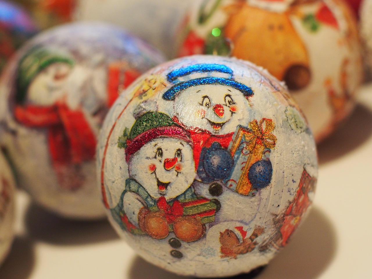 christmas balls holidays free photo