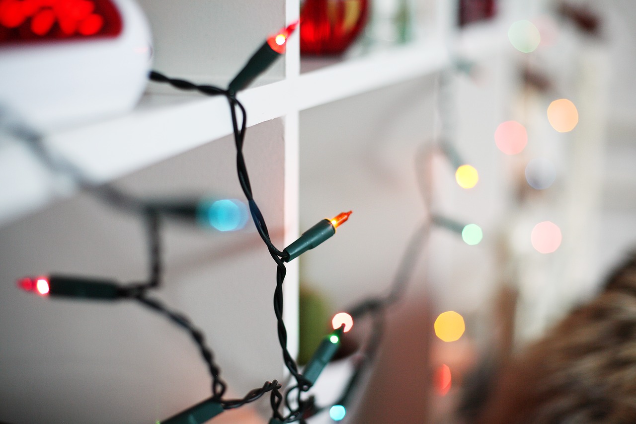 christmas string light free photo