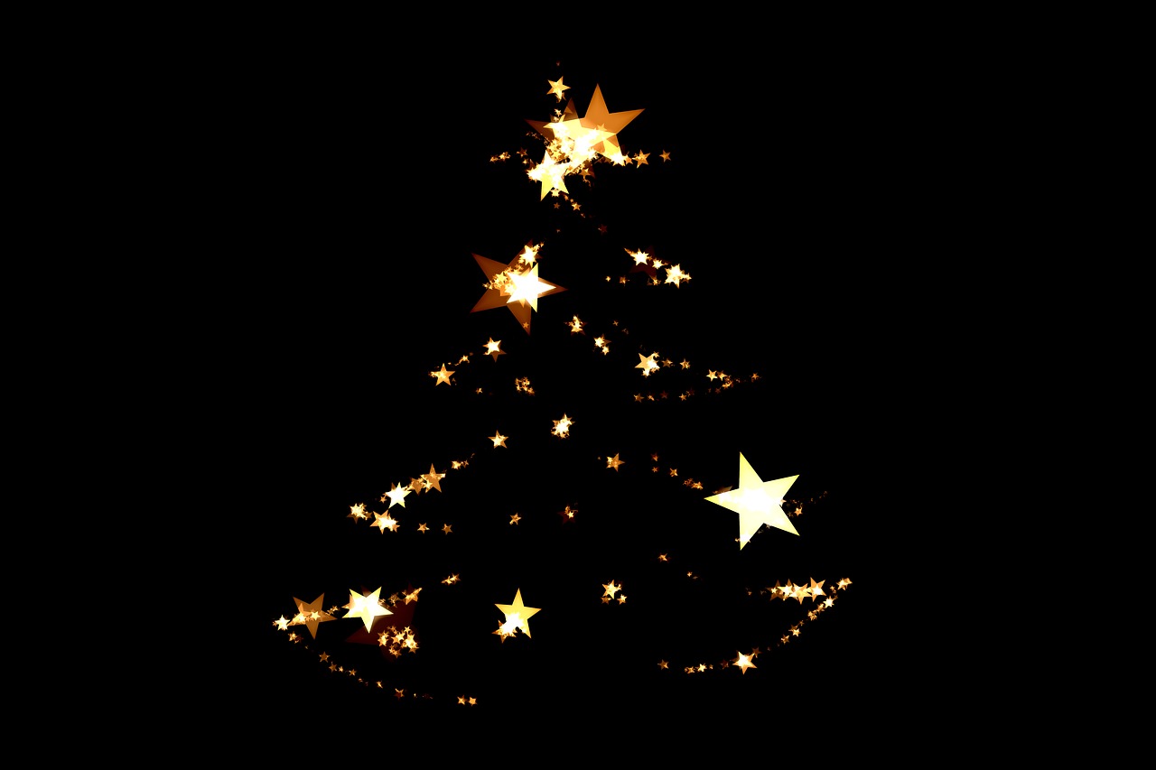 christmas christmas tree abstract free photo