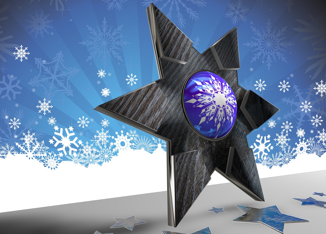 christmas rendering wood star free photo