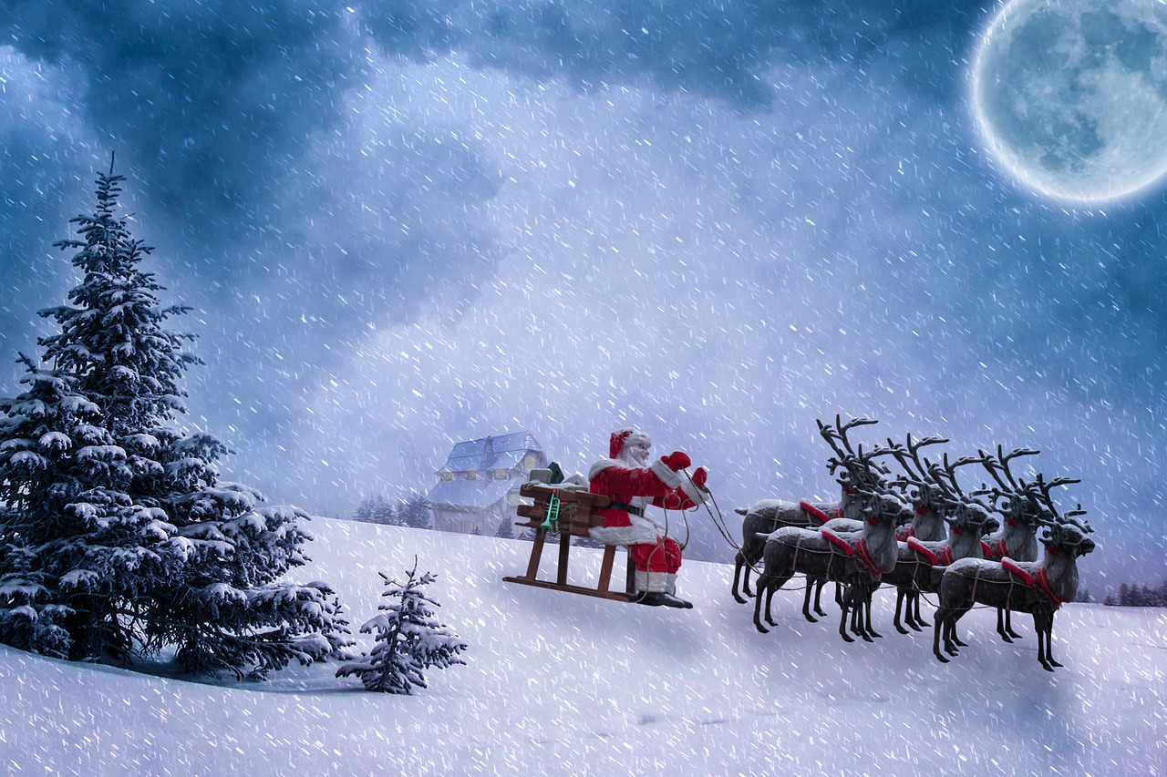 christmas christmas motif santa claus free photo