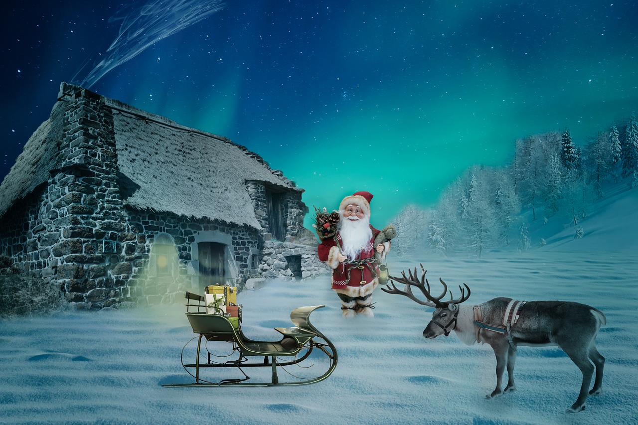 christmas christmas motif santa claus free photo