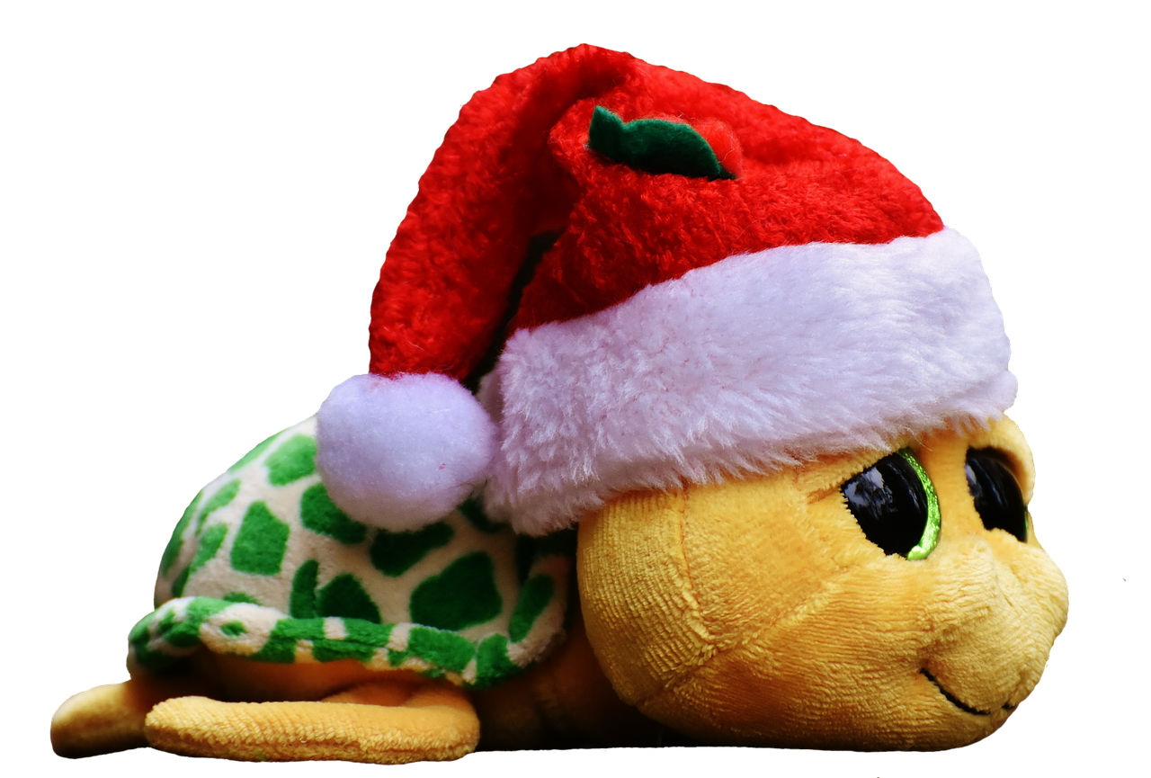 christmas turtle soft toy free photo
