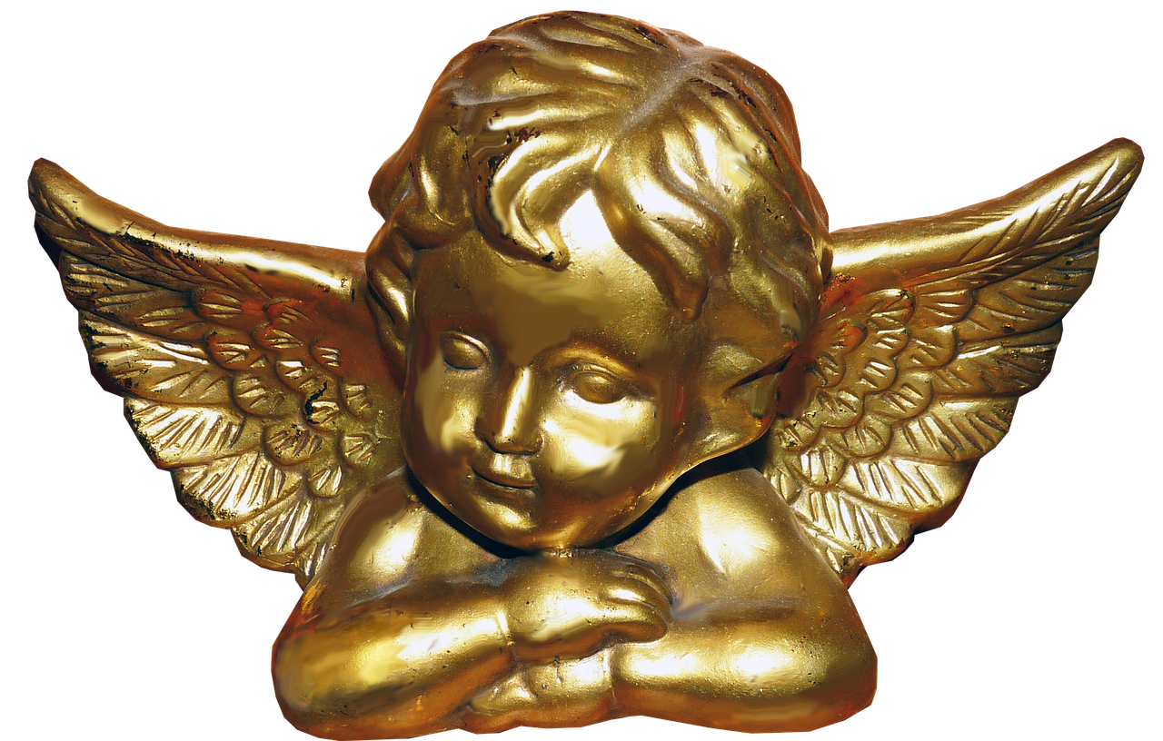 christmas angel gold free photo