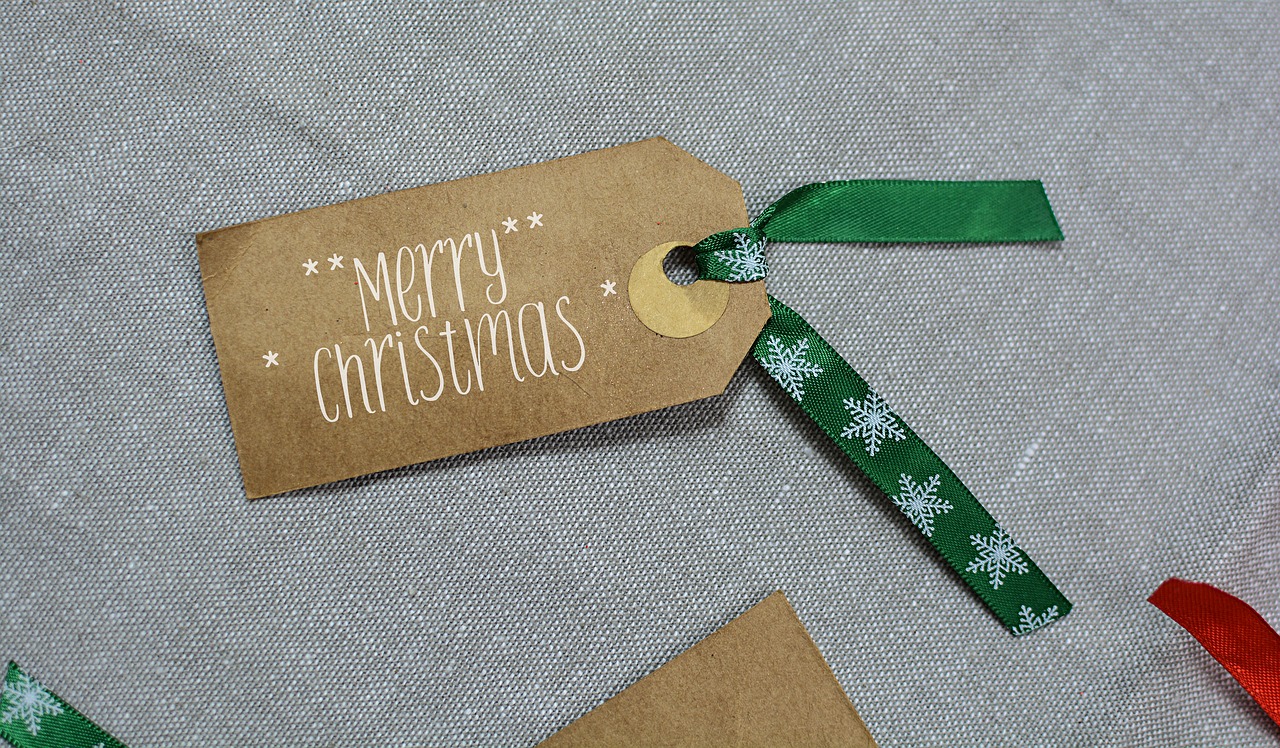 christmas label merry free photo