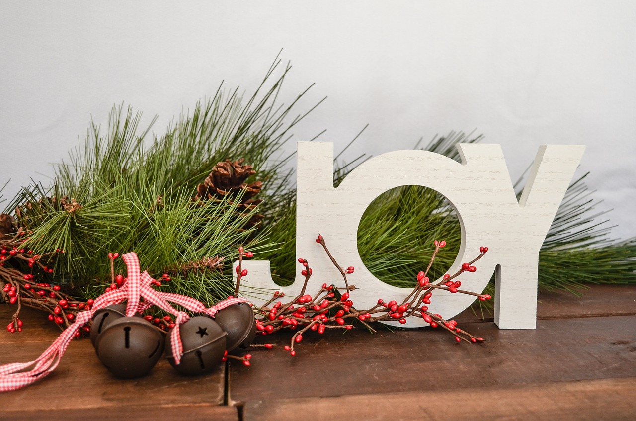 christmas joy bells free photo