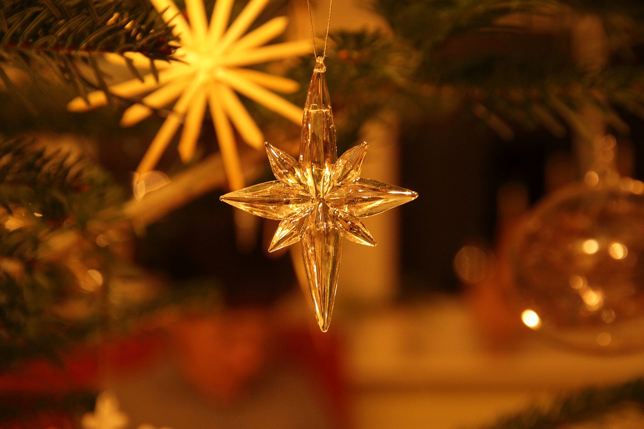 christmas glass star advent free photo