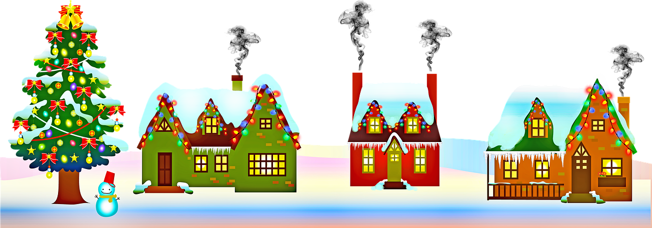 christmas  house  decoration free photo