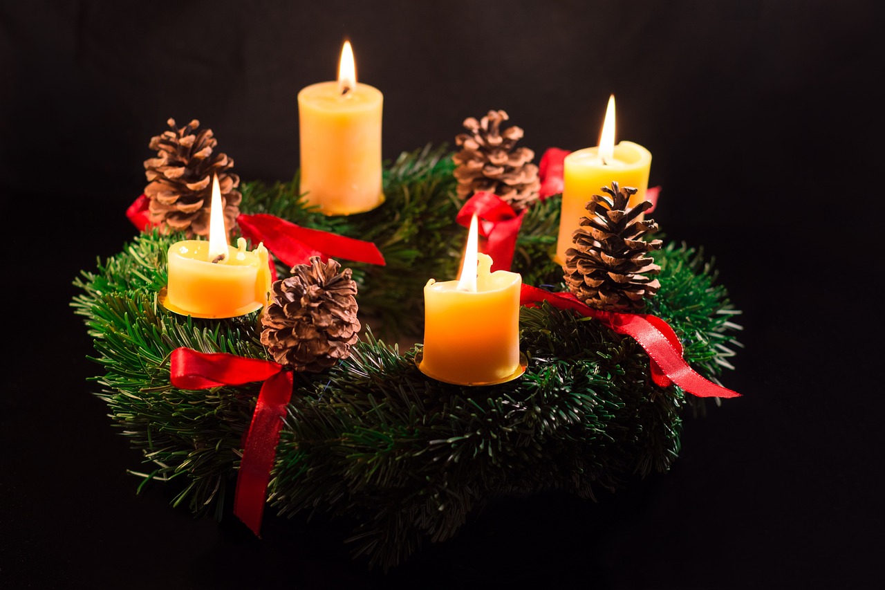 christmas  advent wreath  advent free photo