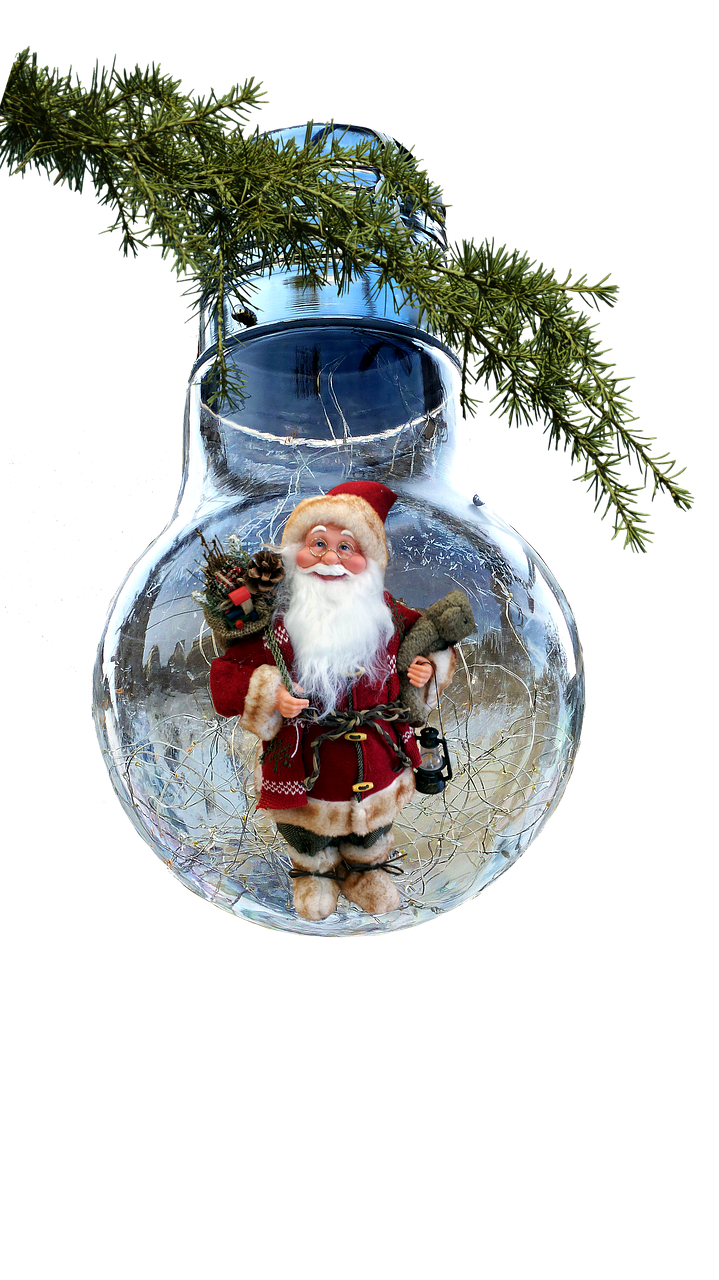 christmas  bulb  pere noel free photo