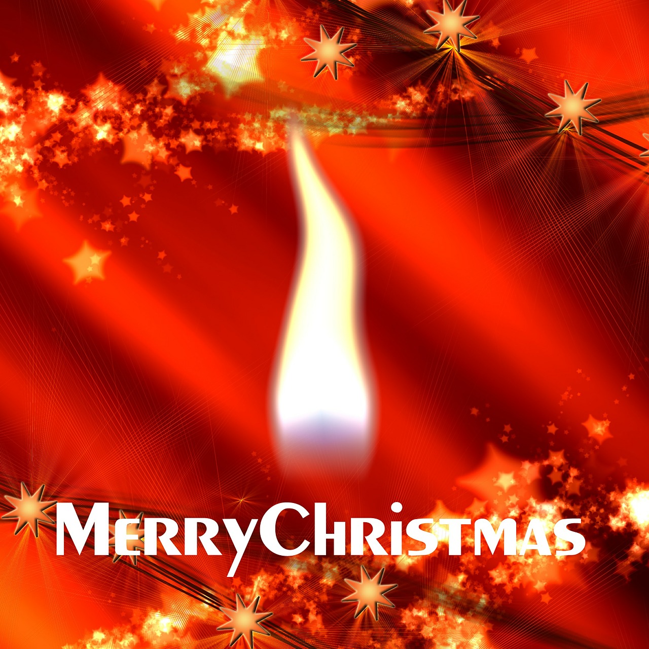 christmas flame red free photo