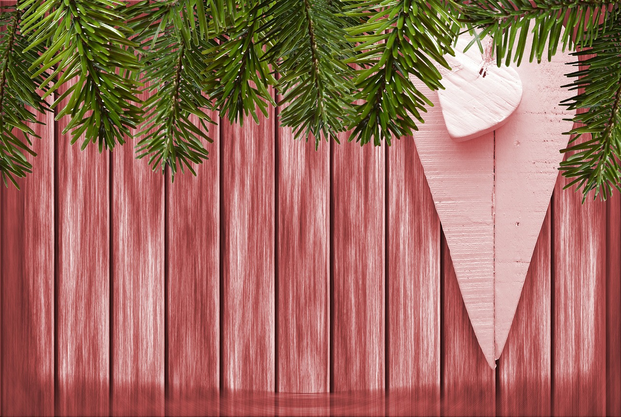 christmas wood red free photo