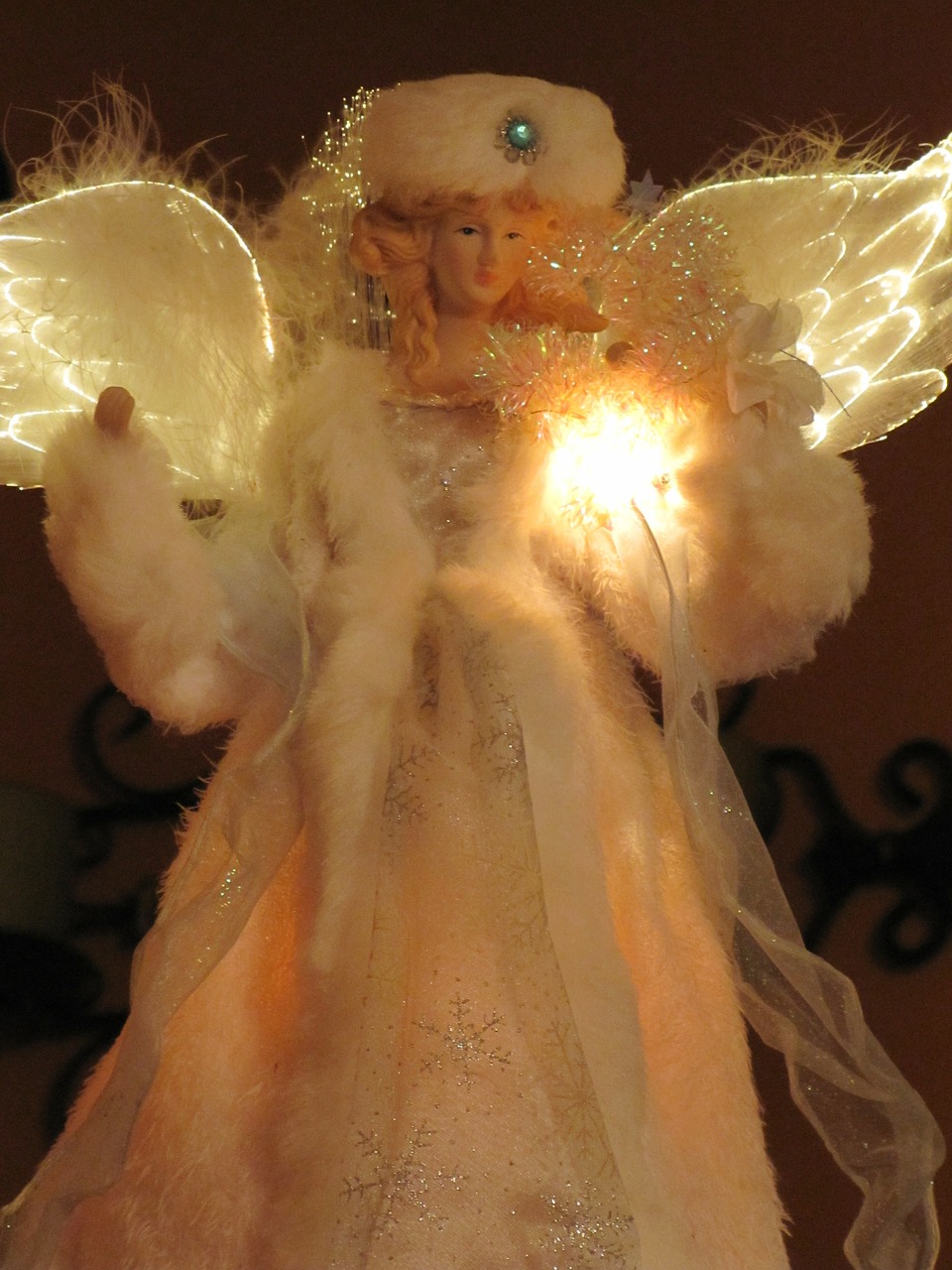 christmas angel decoration free photo