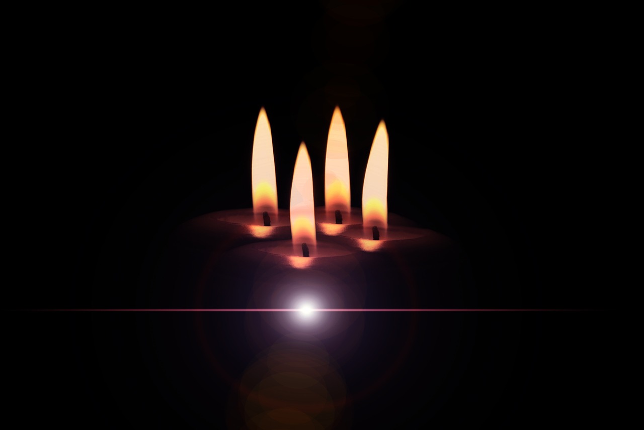 christmas candles christmas eve free photo