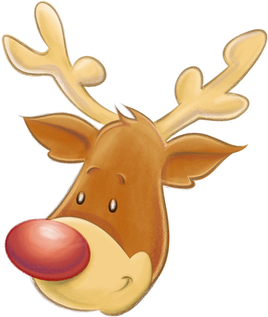 christmas reindeer head free photo