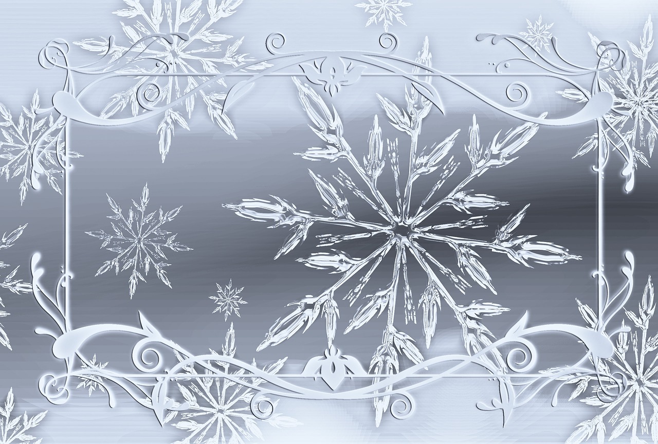 christmas star ice crystal free photo