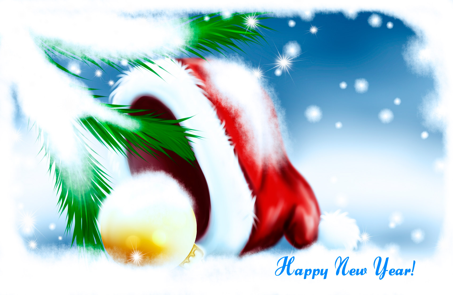 new year christmas winter free photo