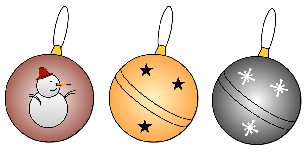 christmas balls christmas decorations free photo