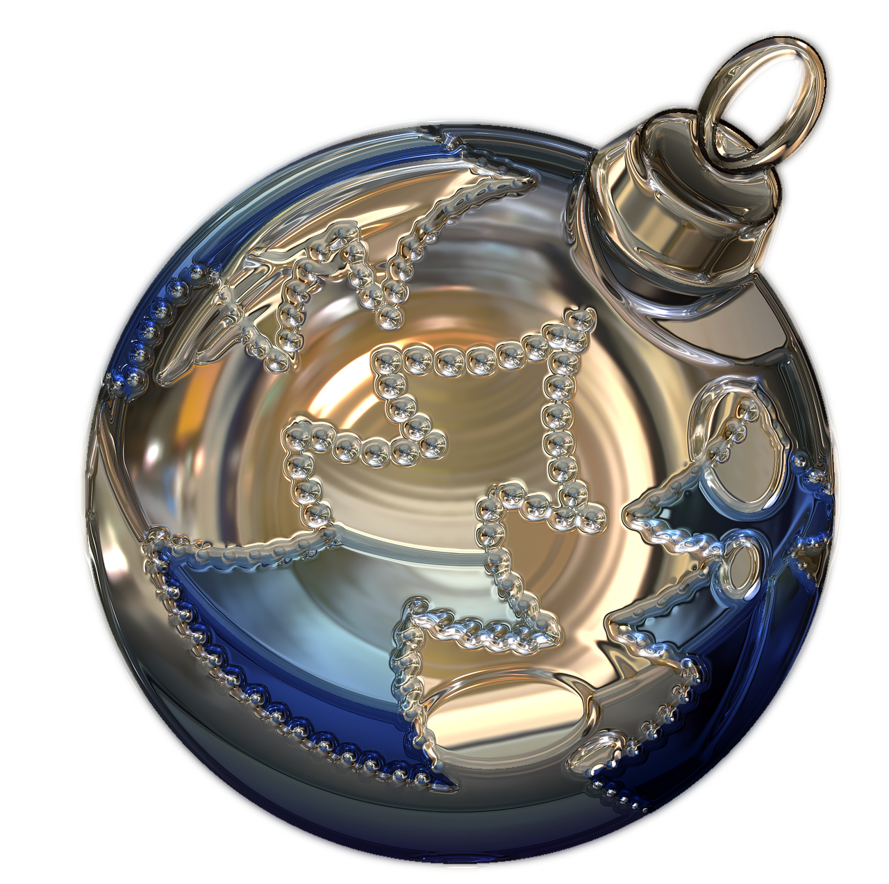 christmas bauble metallizer art free photo