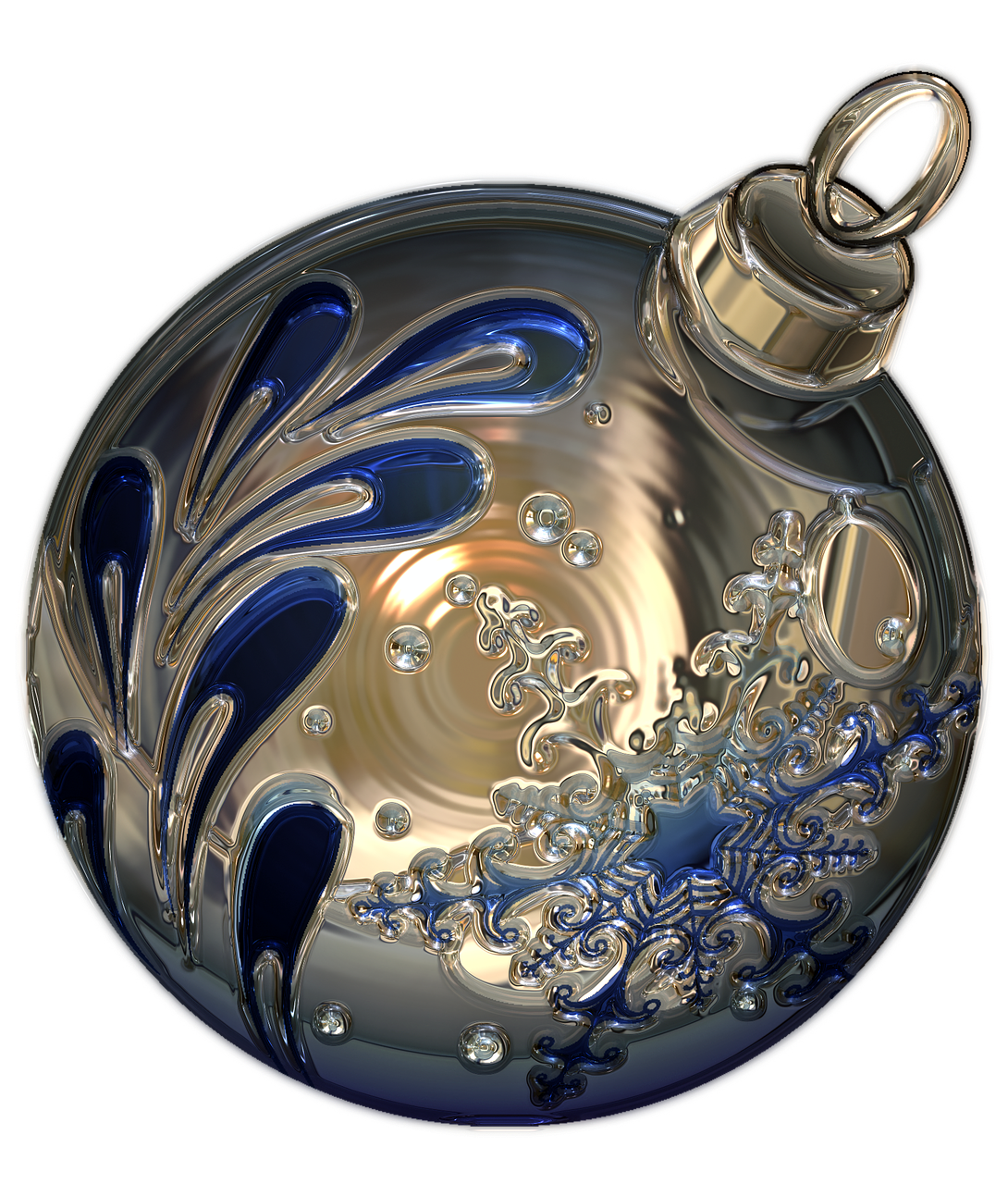 christmas bauble metallizer art free photo