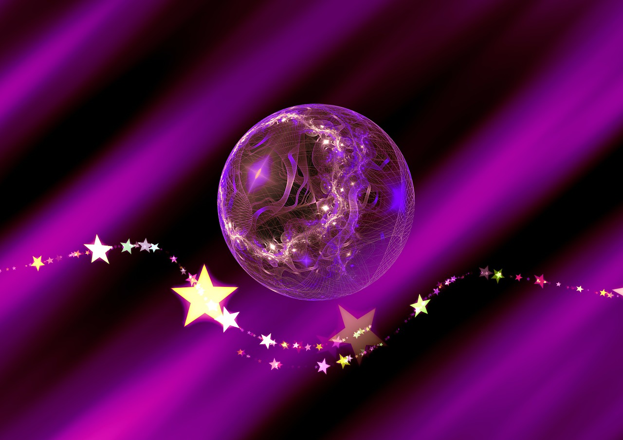 christmas bauble purple christmas free photo