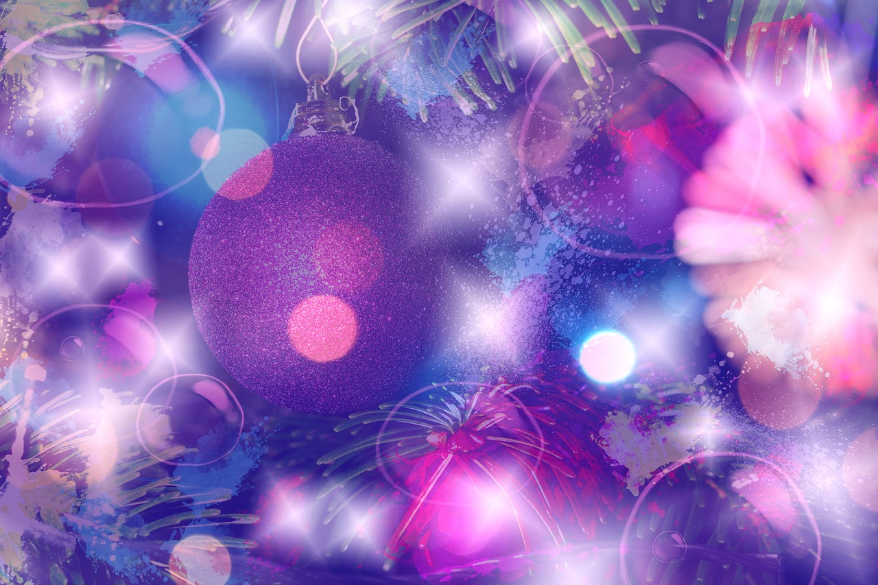 christmas bauble background colorful free photo