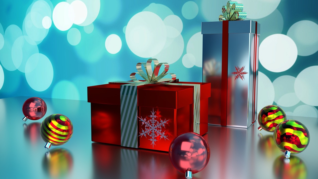 christmas boxes gifts holiday free photo