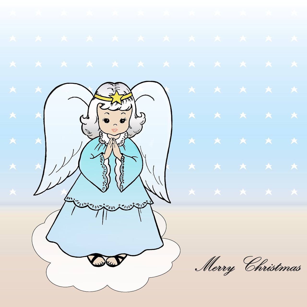 christmas card christmas angel free photo