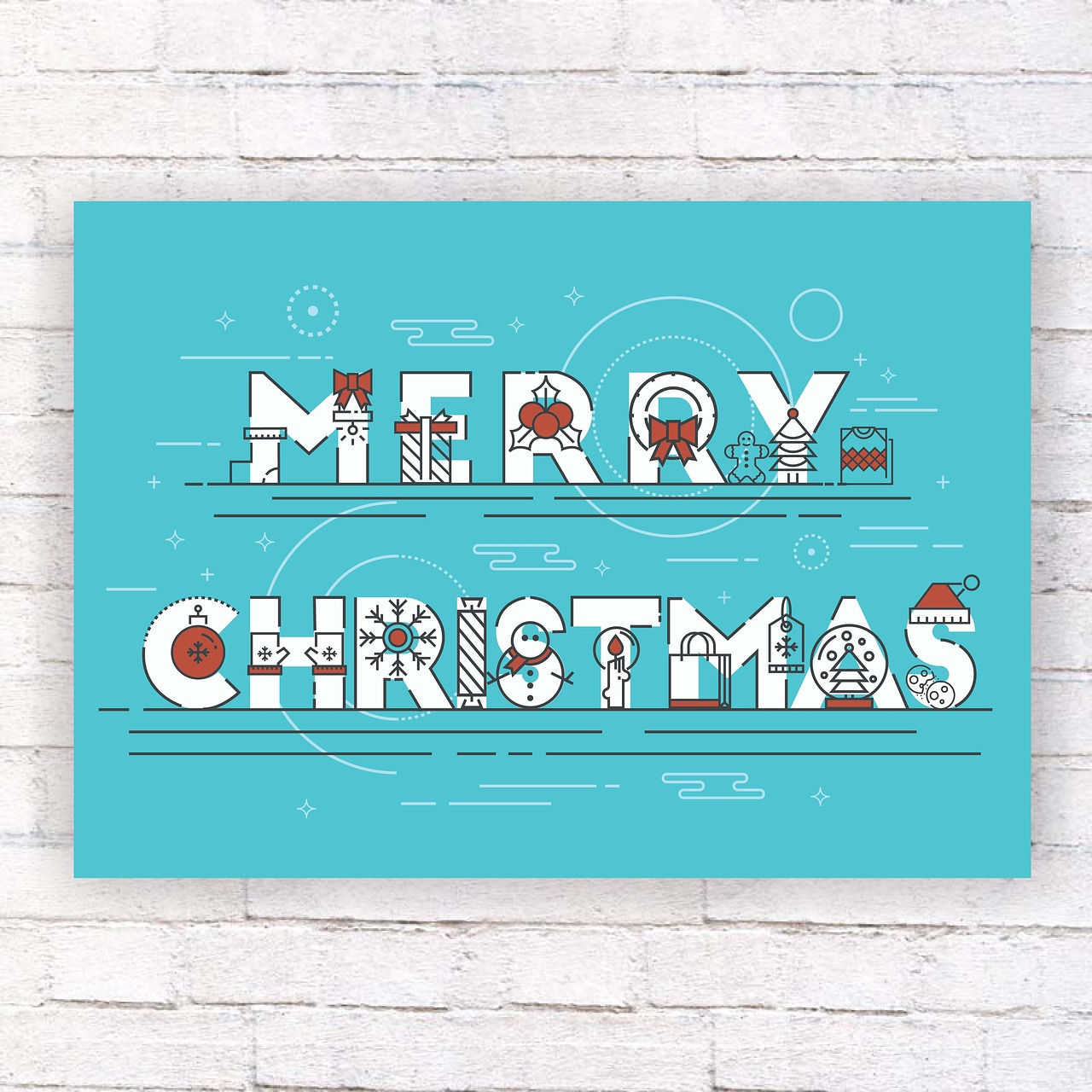 christmas day background vector free photo