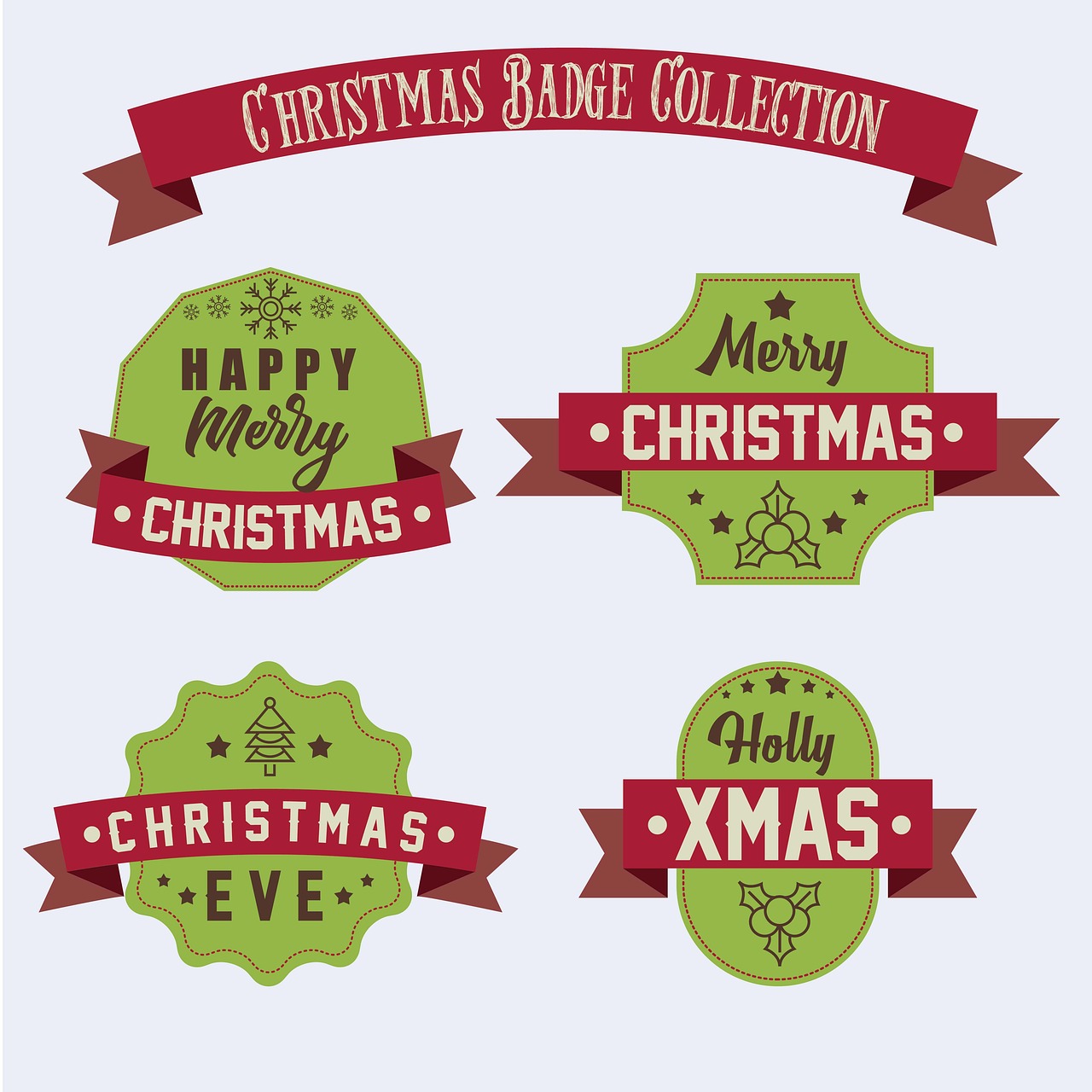 christmas day background vector free photo