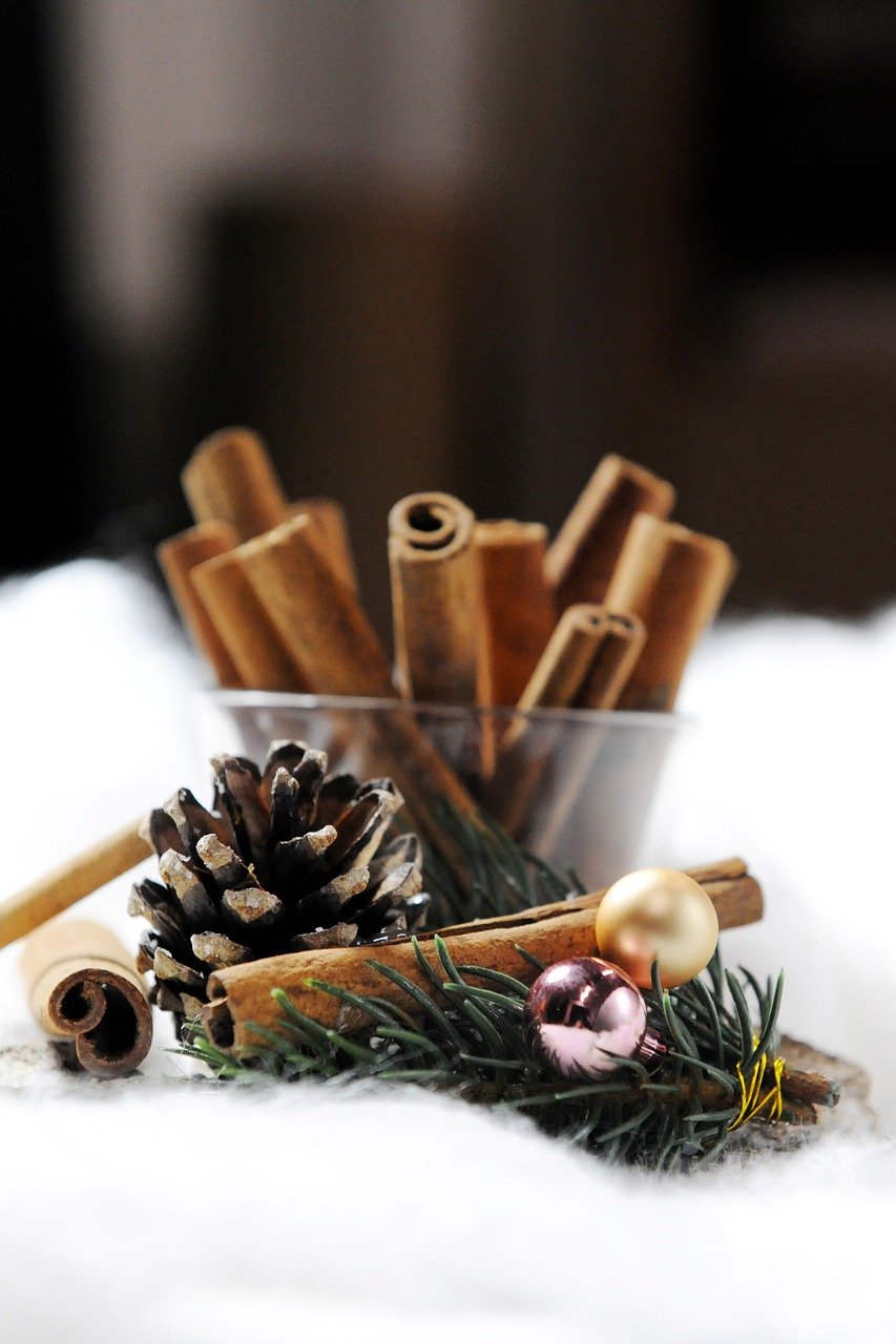 christmas decoration cinnamon tap free photo