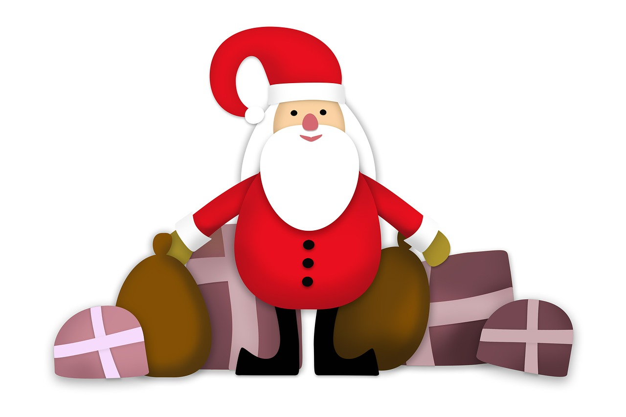 christmas gift santa claus christmas free photo