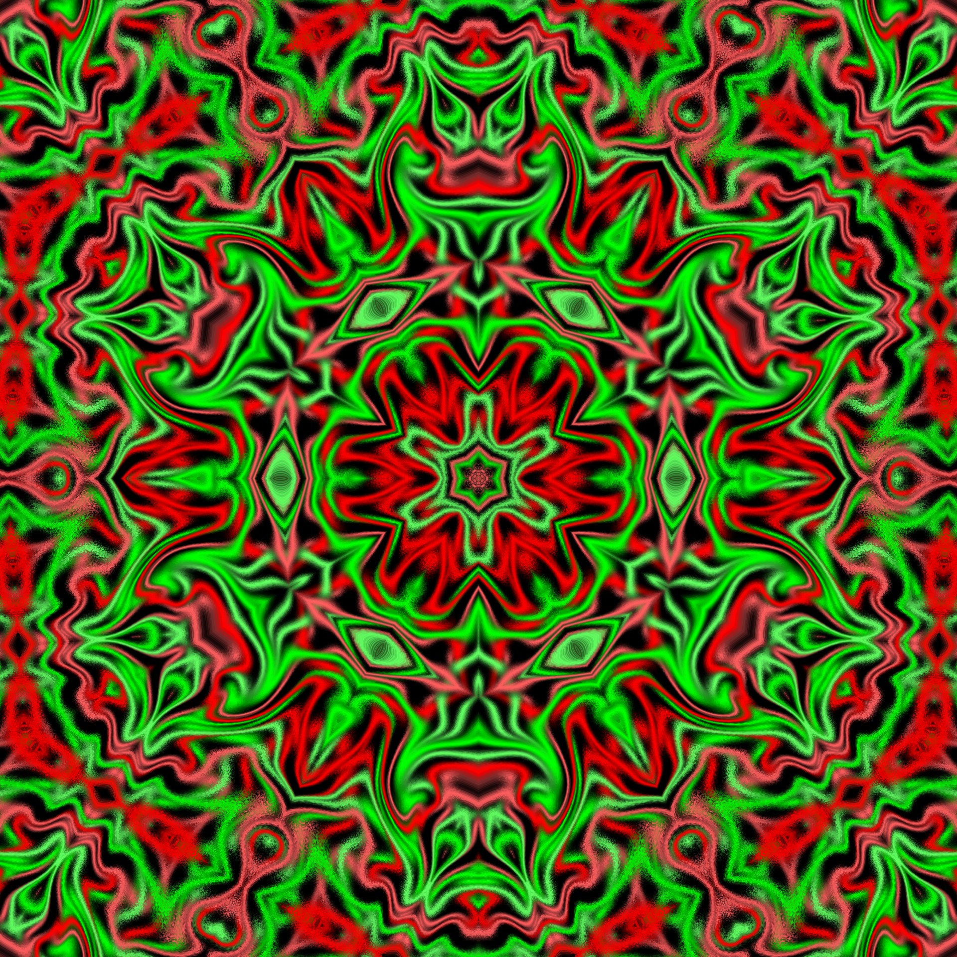 kaleidoscope abstract red free photo