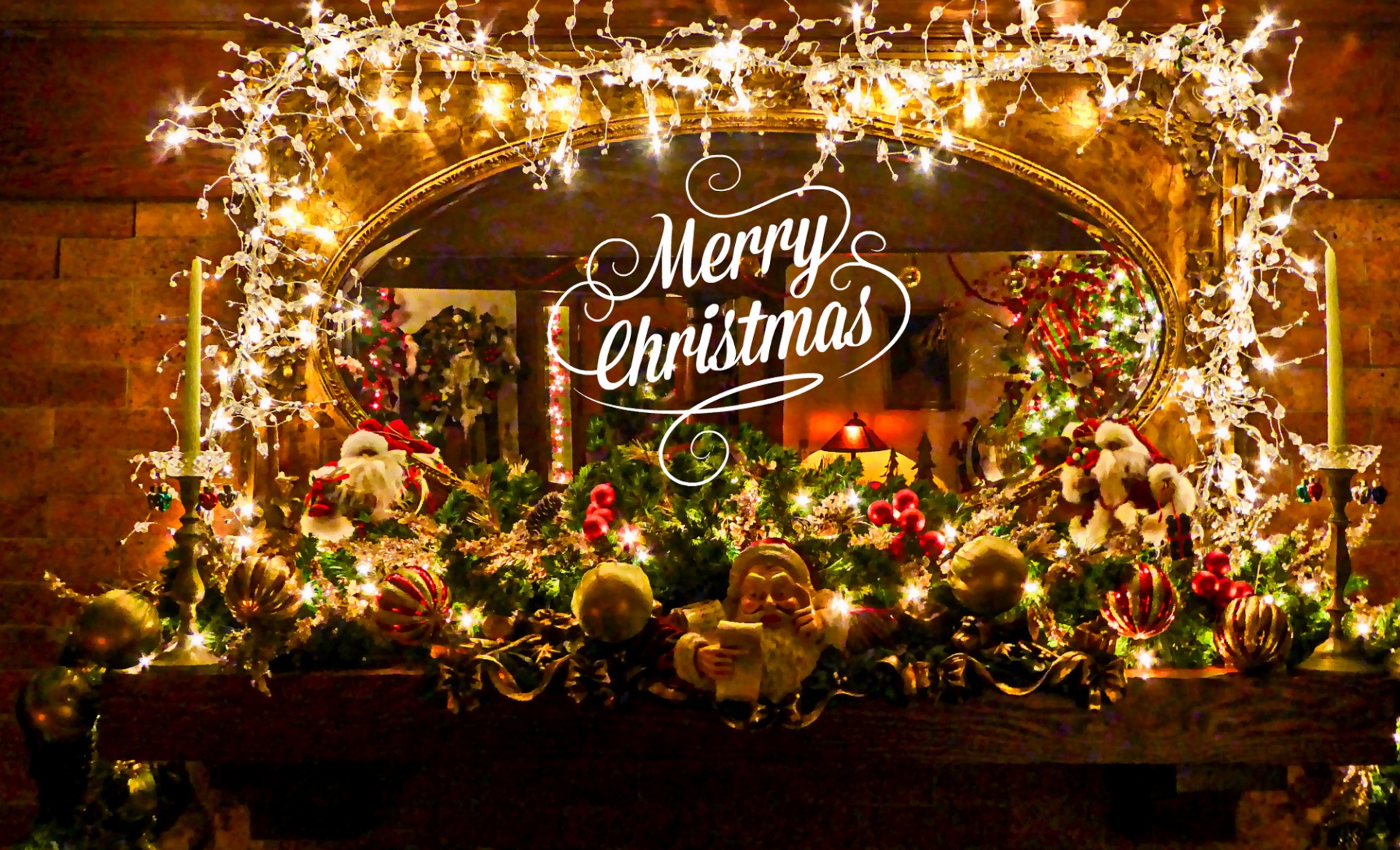 christmas xmas mantel free photo