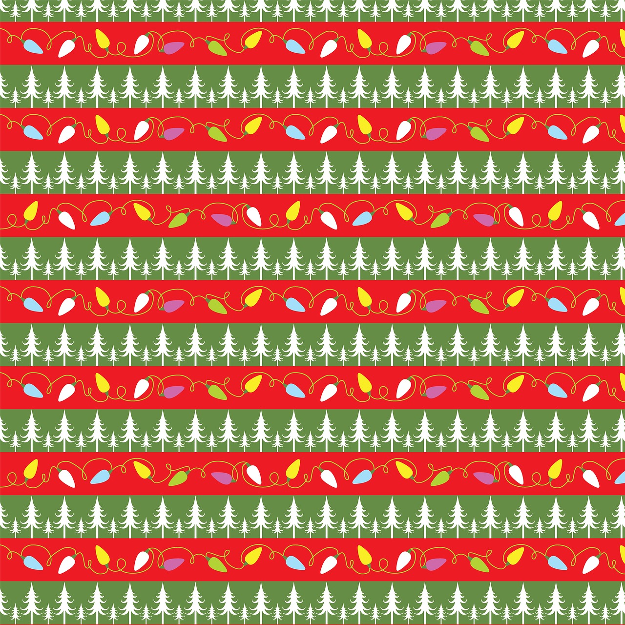 christmas papers  red and green  christmas trees free photo