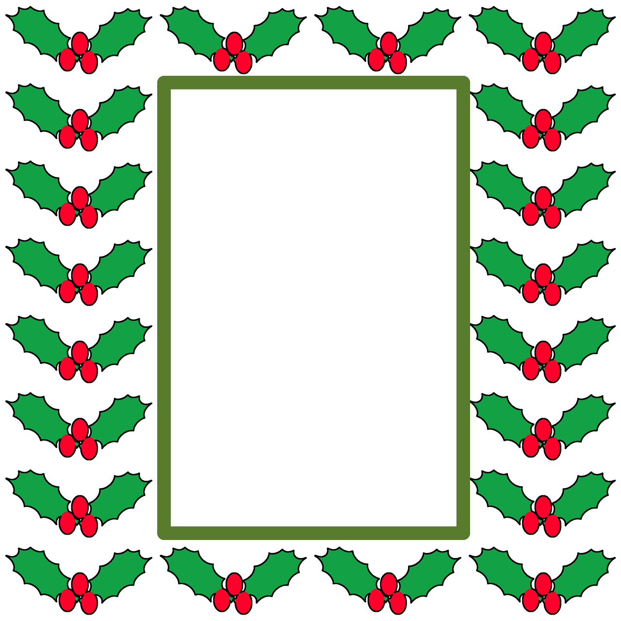 christmas picture frame christmas overlay border free photo