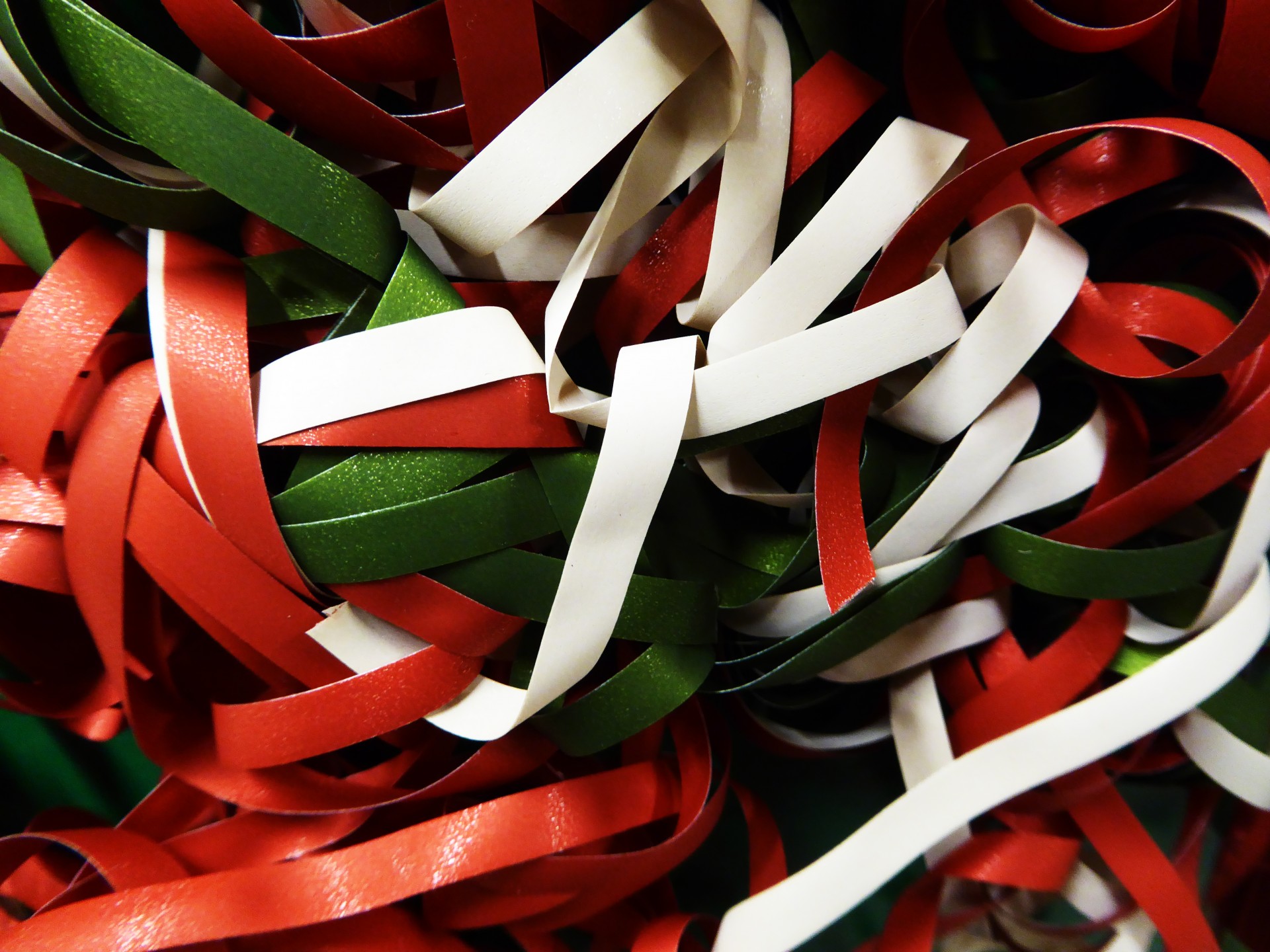 ribbon red white free photo