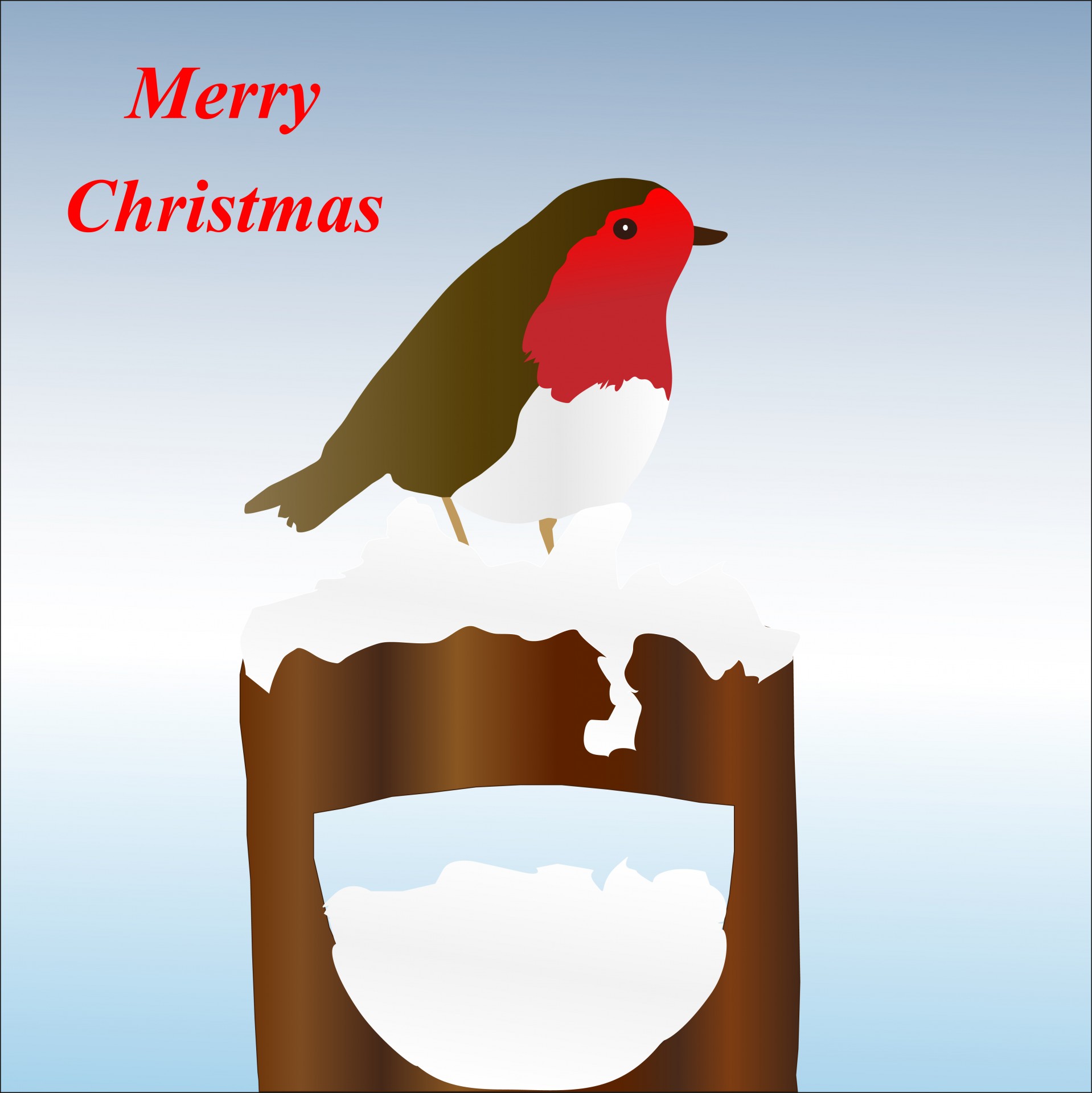 christmas christmas card robin free photo