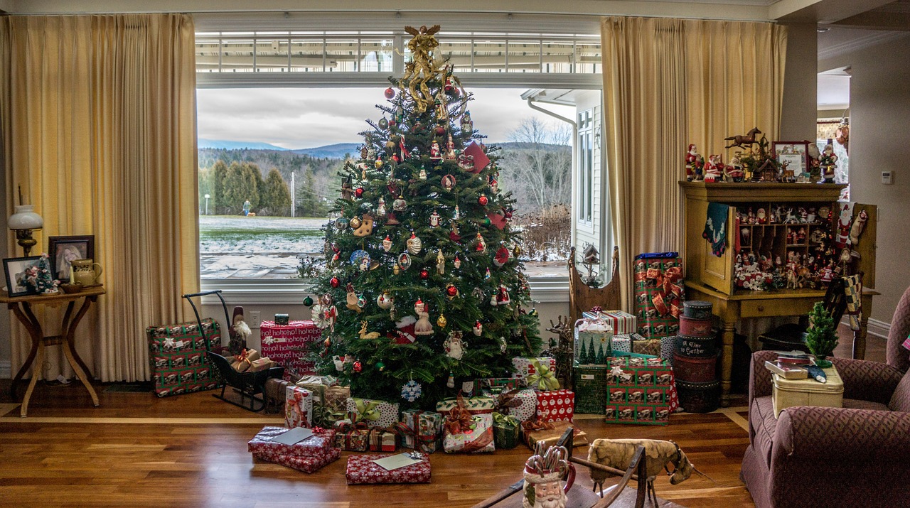 christmas tree traditional decor home free photo