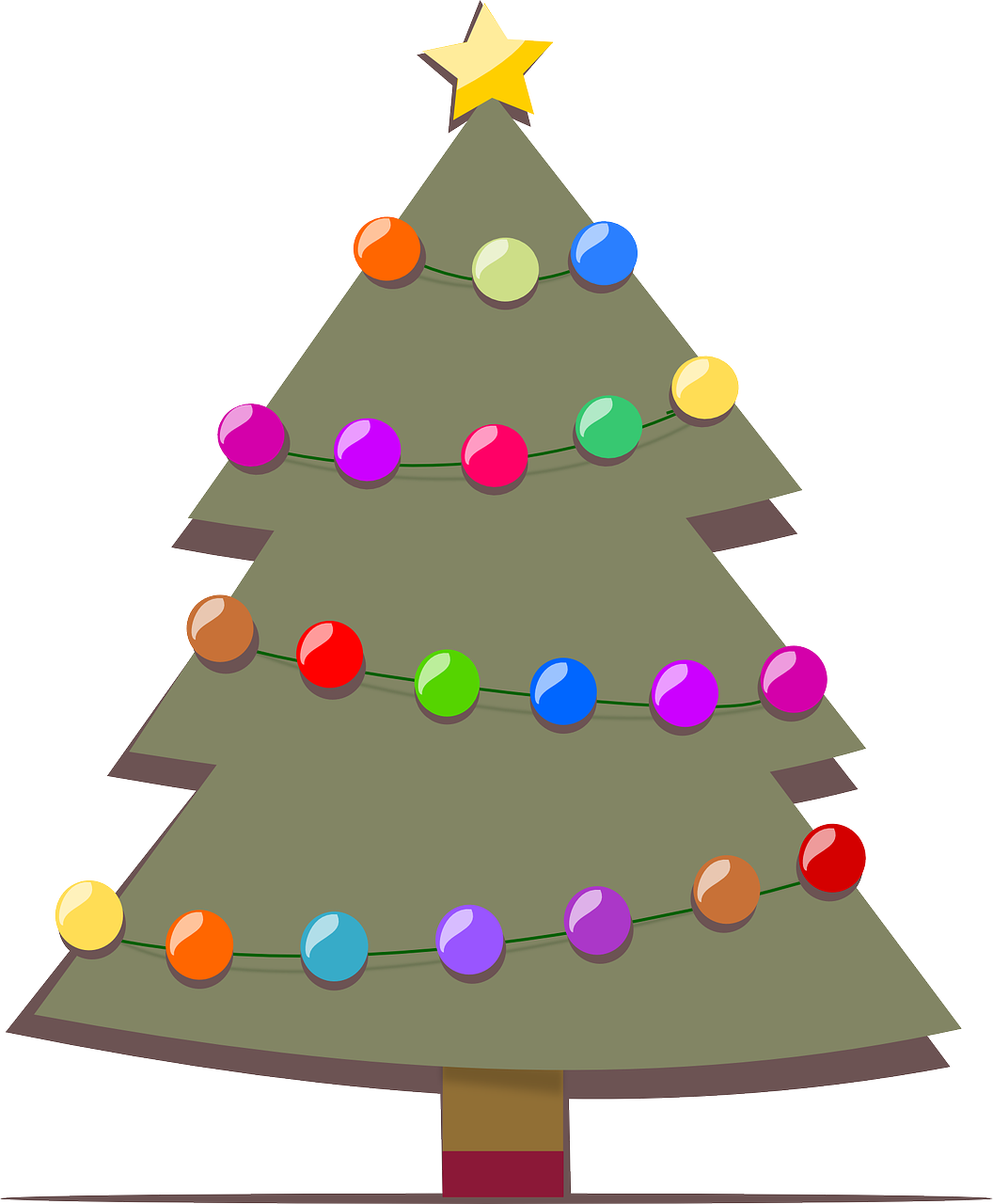 christmas tree christmas holidays free photo