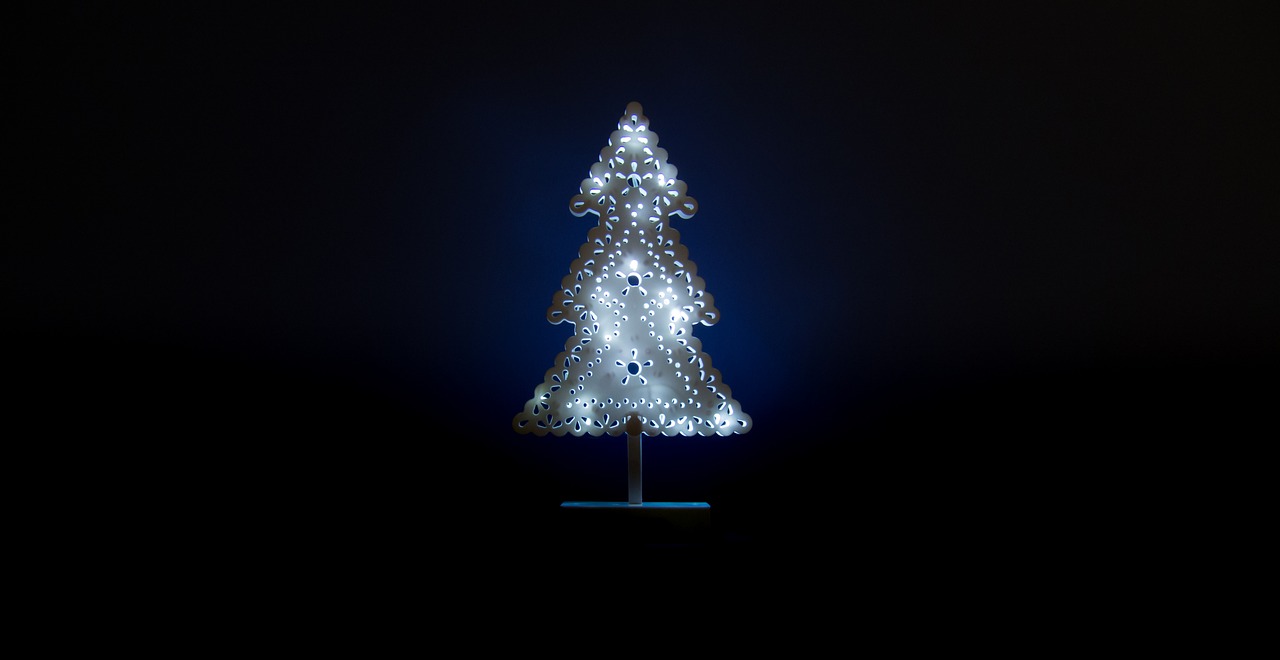 christmas tree light holidays free photo