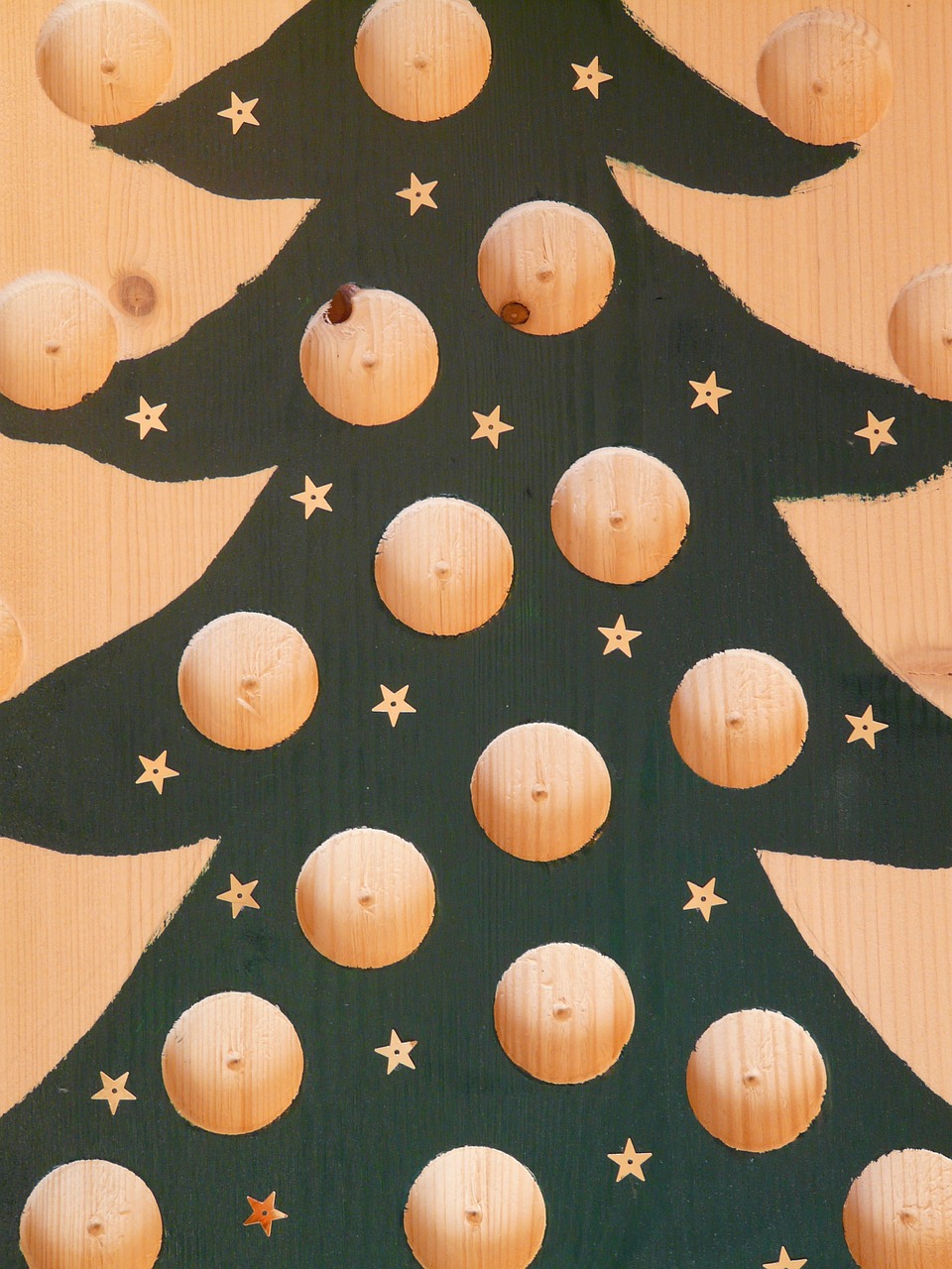 christmas tree advent calendar handicraft free photo
