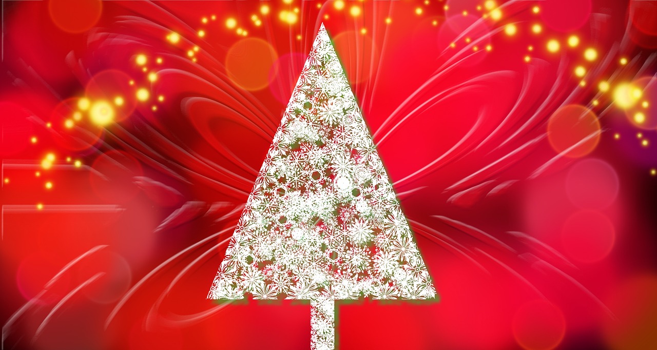 christmas tree background christmas card free photo