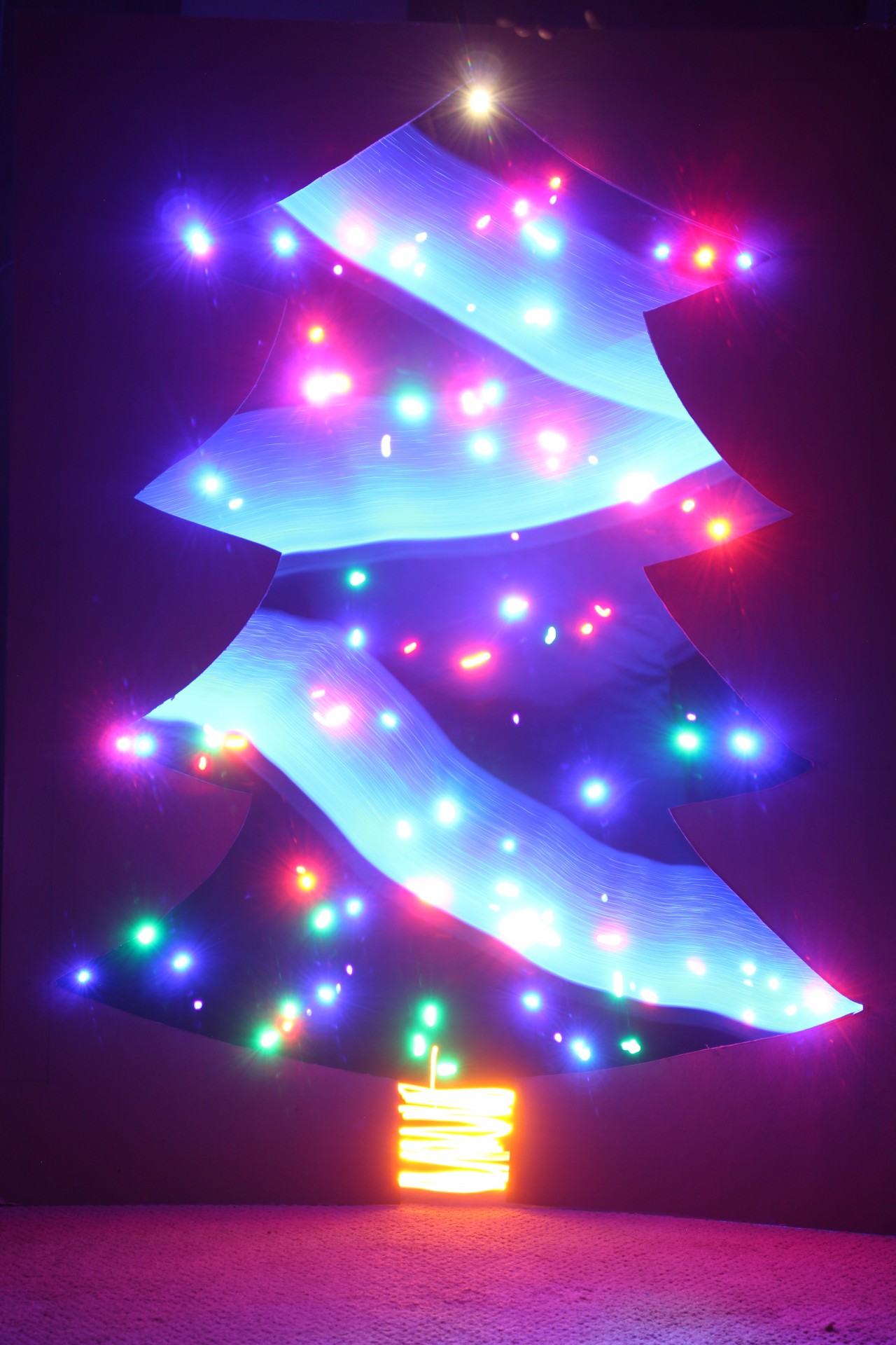 christmas tree light free photo