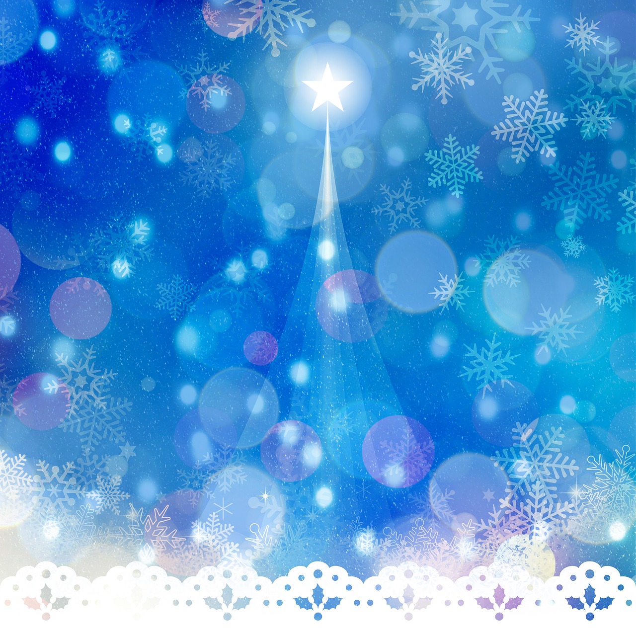 christmas winter tree  bokeh  christmas background free photo