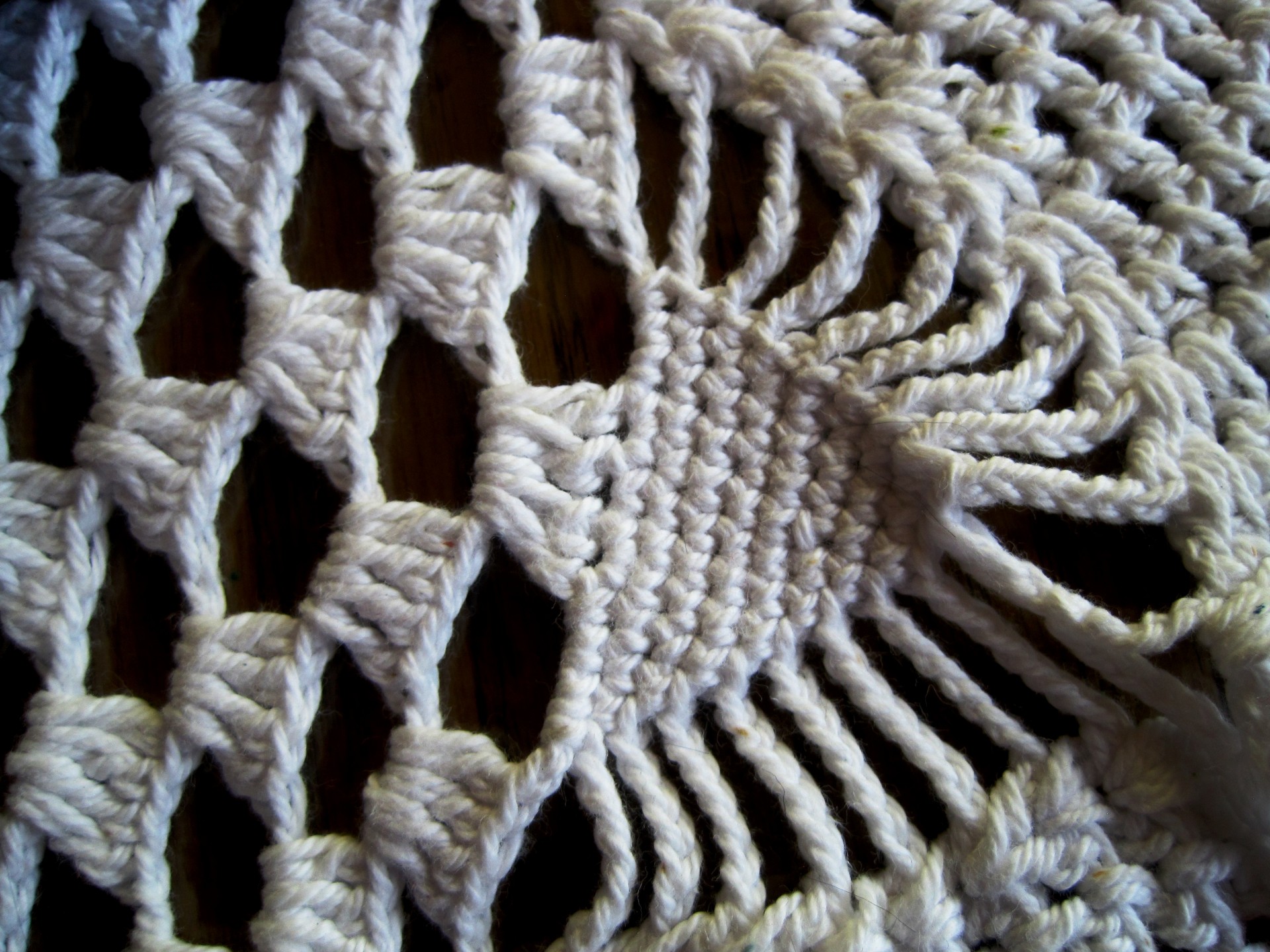 patterned doily crochet free photo