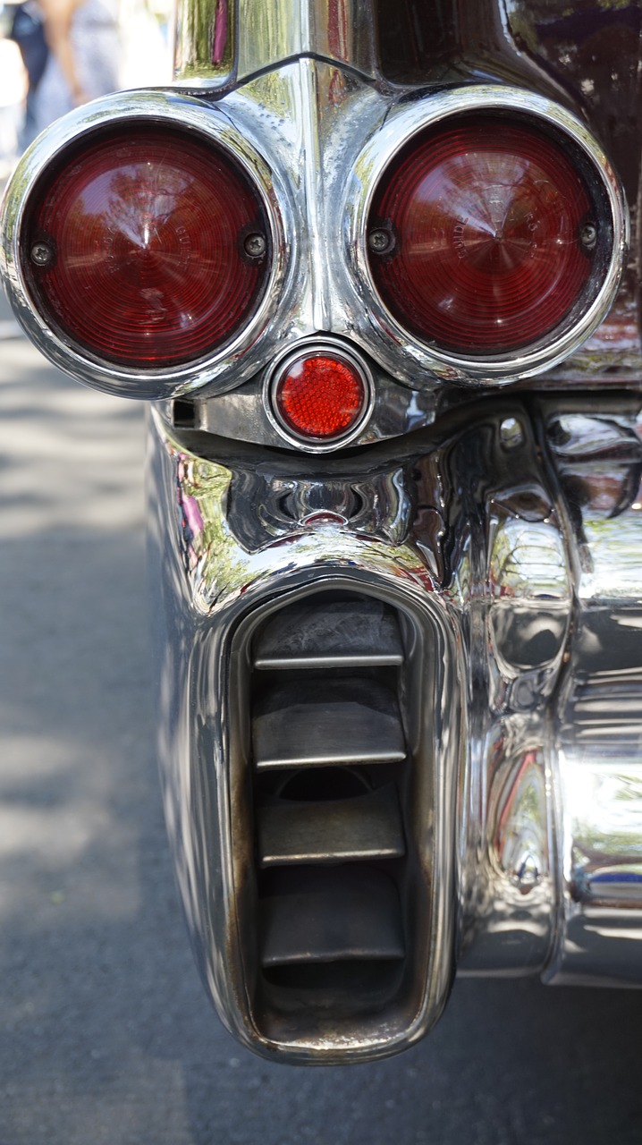 chrome taillights exhaust free photo