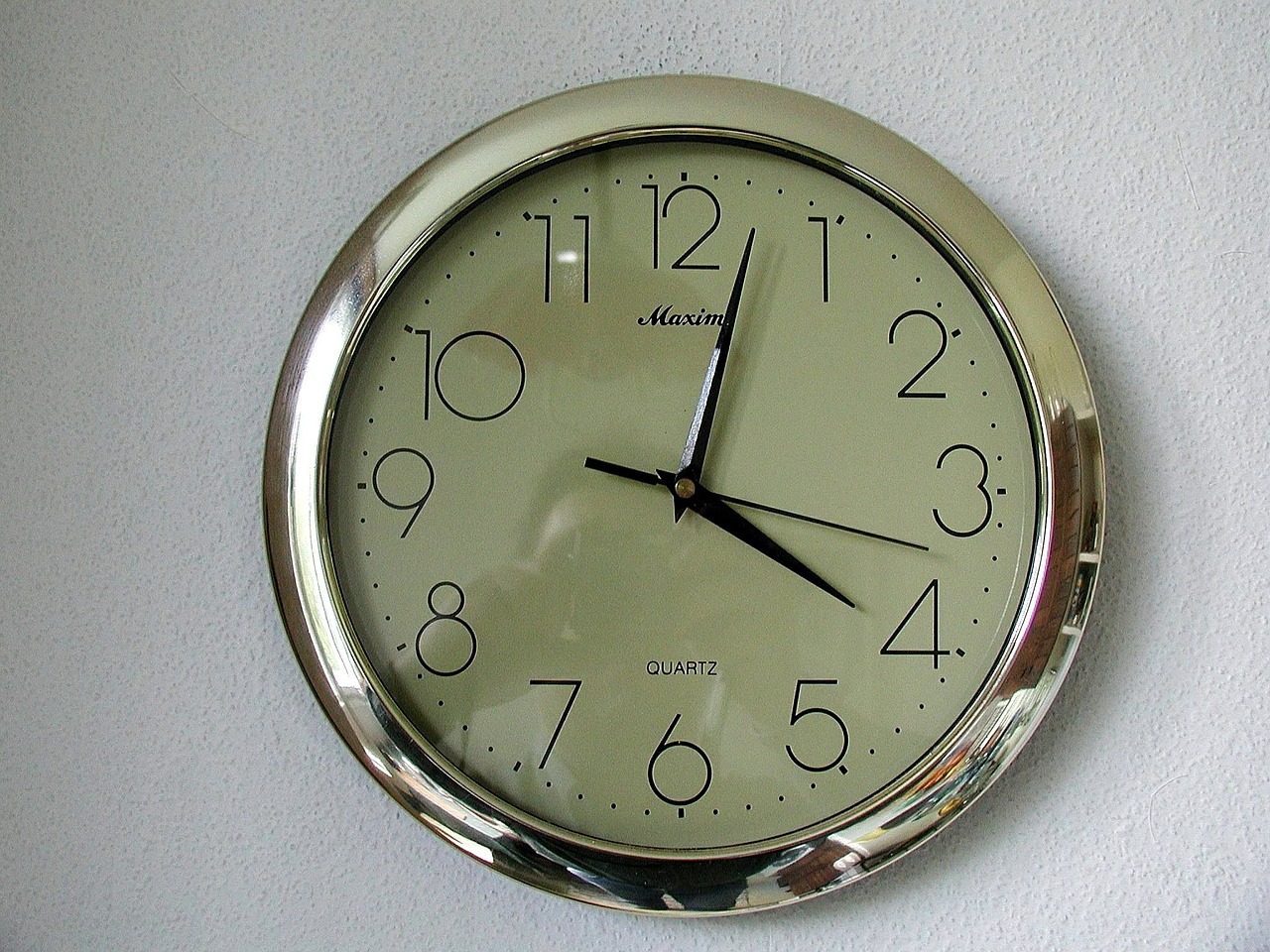 chrome clock clocks free photo