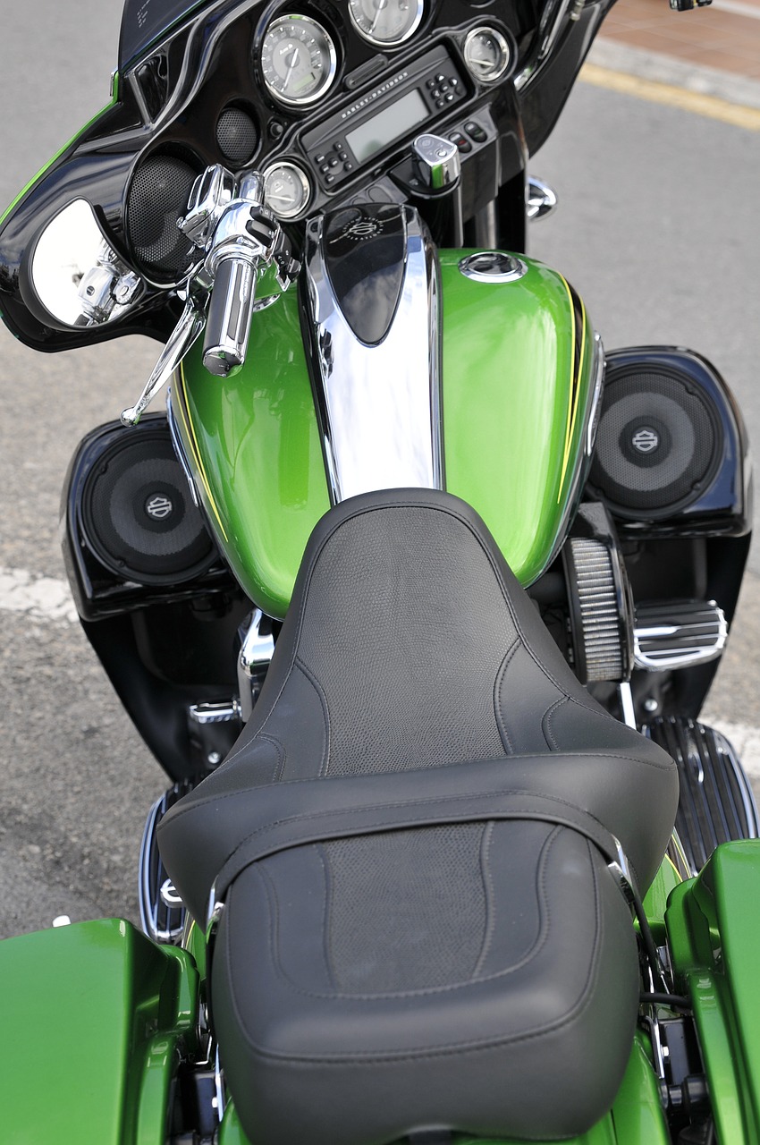 chrome harley davidson motorcycles free photo