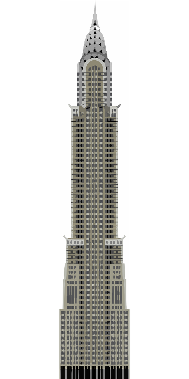 chrysler building new york tower free photo